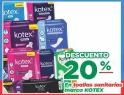 Super Gutiérrez Kotex toallas sanitarias oferta