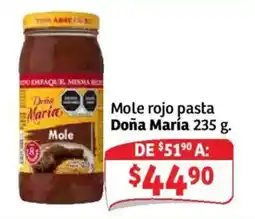 Soriana Mercado Doña Maria Mole rojo pasta oferta
