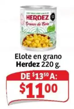 Soriana Mercado Herdez Elote en grano oferta