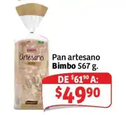Soriana Mercado Bimbo Pan artesano oferta