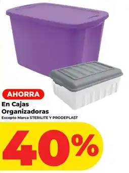 HEB Cajas Organizadoras oferta