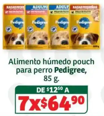 Soriana Híper Pedigree Alimento húmedo pouch para perro oferta