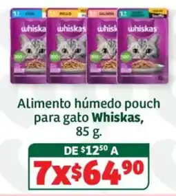 Soriana Híper whiskas alimento húmedo pouch para gato oferta