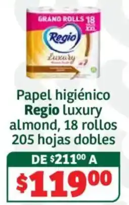 Soriana Híper Regio luxury almond oferta