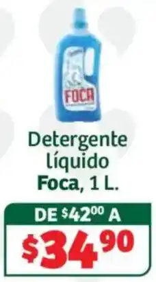 Soriana Híper Foca detergente líquido oferta