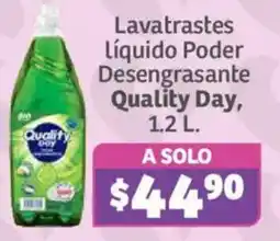 Soriana Híper Quality Day Lavatrastes líquido Poder Desengrasante oferta