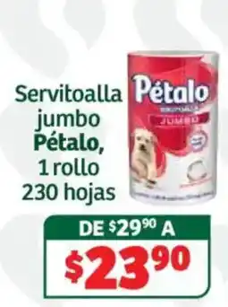 Soriana Híper Servitoalla jumbo Pétilo oferta