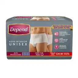 Farmacias YZA I&O Depend Ropa Interior Median 15 Pzas oferta