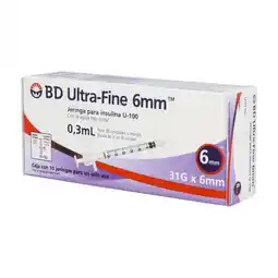 Farmacias YZA Bd Ultra-Fine 31Gx6Mm 10 Jga X 0.3Ml oferta