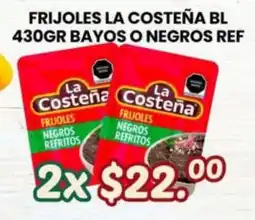 Guajardo La Costeña Frijoles Negros Refritos oferta