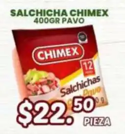 Guajardo Chimex salchichas pavo oferta