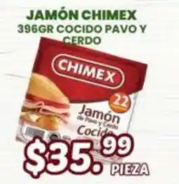Guajardo Chimex Jamón Cocido Pavo Y Cerdo oferta