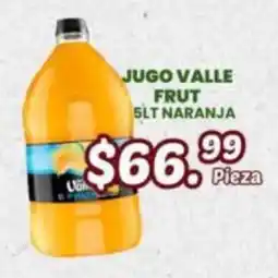 Guajardo Jugo Valle Frut 5lt Naranja oferta