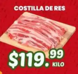 Guajardo costilla de res oferta