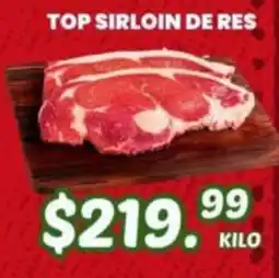 Guajardo top sirloin de res oferta