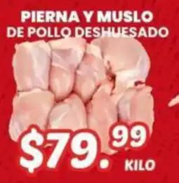 Guajardo Pierna y muslo de pollo deshuesado oferta