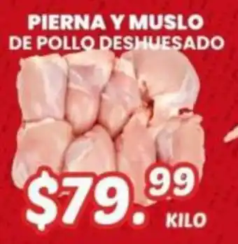 Guajardo Pierna y muslo de pollo deshuesado oferta