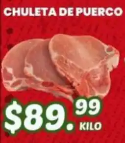 Guajardo chuleta de puerco oferta