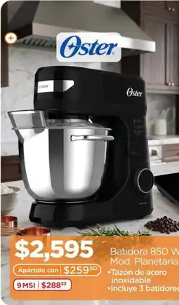 Chedraui Oster Batidora 850 W Mod. Planetaria oferta