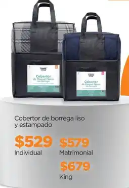 Chedraui Home Line Cobertor de borrega liso y estampado oferta
