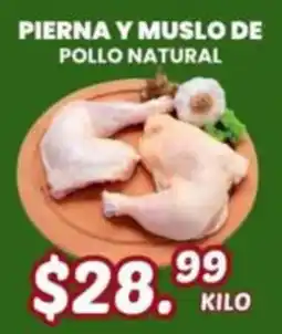 Guajardo Pierna y muslo de pollo natural oferta
