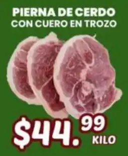 Guajardo pierna de cerdo con cuero en trozo oferta