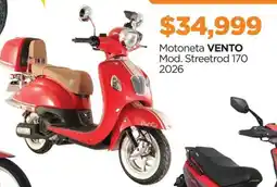 Chedraui Motoneta VENTO oferta