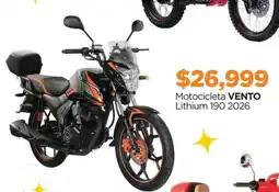Chedraui Vento motocicleta lithium 190 2026 oferta