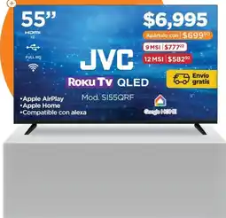 Chedraui JVC Roku Tv Qled oferta
