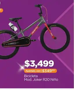Chedraui Bicicleta Mod. Joker R20 Niño oferta