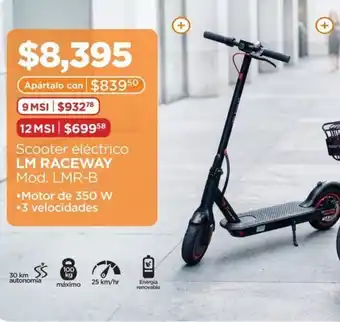 Lm raceway scooter electrico