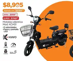 Chedraui Kiwo motobici eléctrica Mod. KCH01 oferta