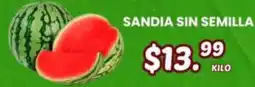 Guajardo sandia sin semilla oferta