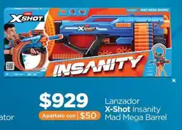 Chedraui Zuru X-Shot Insanity Mad Mega Barrel oferta