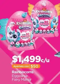 Chedraui Rainbocorns Eggzania Fairy Mania oferta