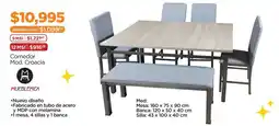 Chedraui Mueblemex Comedor Mod. Croacia oferta