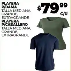 Merco Playera p/dama playera p/caballero oferta