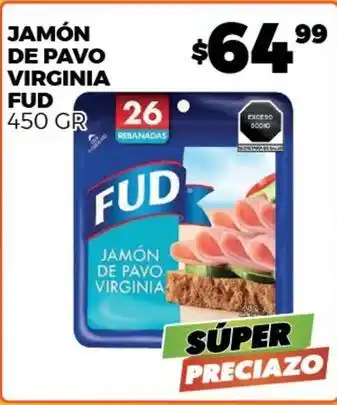 Fud - jamón de pavo virginia
