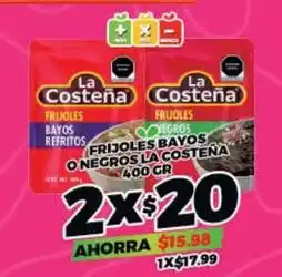Merco La costeña - frijoles bayos o negros oferta