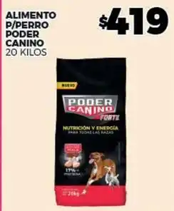 Merco Alimento p/perro poder canino oferta