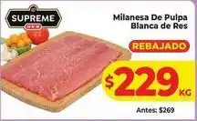 HEB Supreme - milanese de pulpa blanca de res oferta