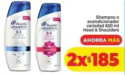 HEB Head & shoulders - shampoo o acondicionador oferta