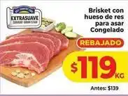 HEB Hill country - brisket con hueso de res para asar congelado oferta
