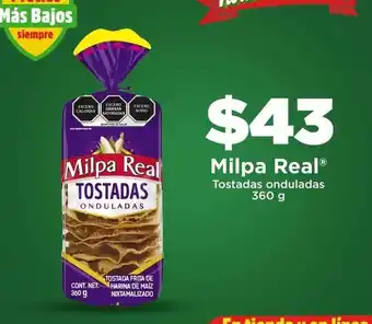 Milpa real - tostadas onduladas