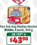 Soriana Híper Bimbo - pan hot dog oferta