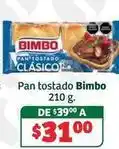 Soriana Híper Bimbo - pan tostado oferta