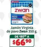 Soriana Híper Zwan - jamón de pavo virginia oferta