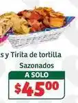 Soriana Híper Solo - tirita de tortilla sazonados oferta