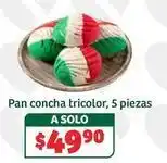 Soriana Híper Solo - pan concha tricolor oferta