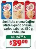 Soriana Híper Coffee-mate - sustituto crema líquido original oferta